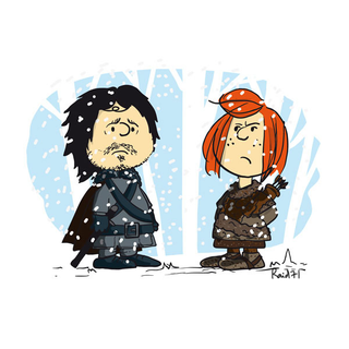 Illustration for article titled Game of Thrones X Peanuts Mash-Up by Raid71